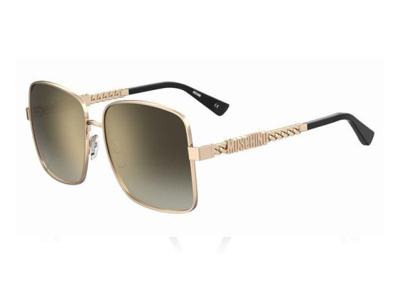 Moschino MOS144/G/S 0000 JL Rose Gold/Brown Gradient Gold Mirror