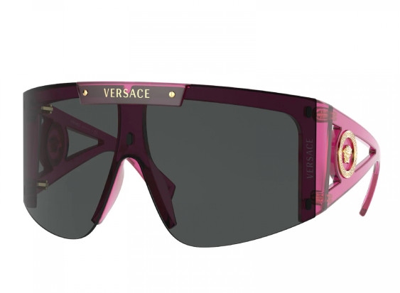 Versace VE4393 533487 Transparent Fuxia/Dark Grey