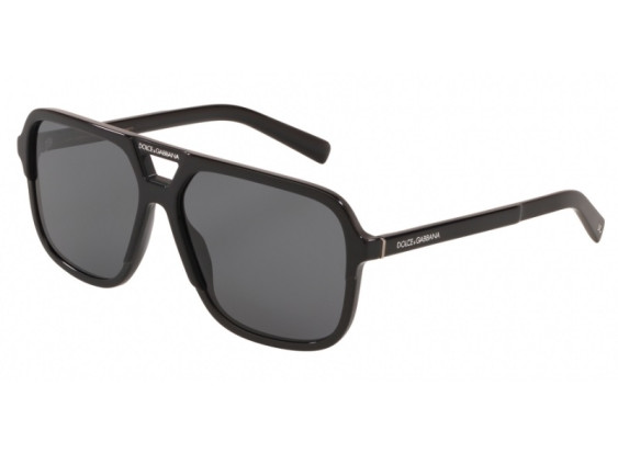 Dolce & Gabbana DG4354 193481 Shiny Black/Polar Grey