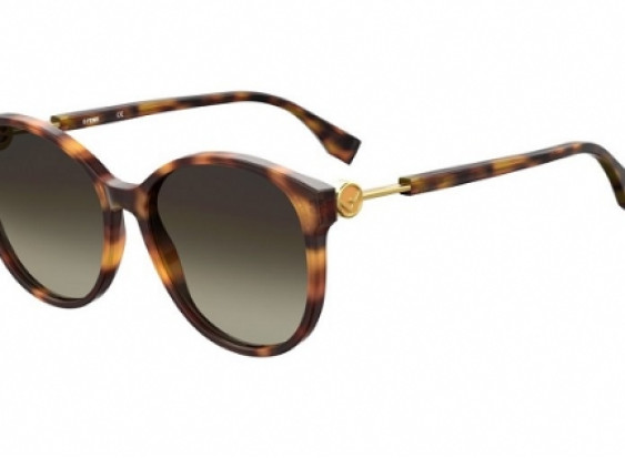 Fendi FF0412/S 0086HA Dark Havana/Brown Gradient