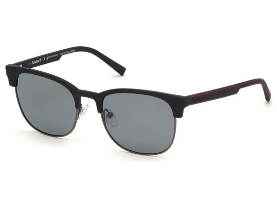 Timberland TB9177 02D Matte Black/Smoke Polarized