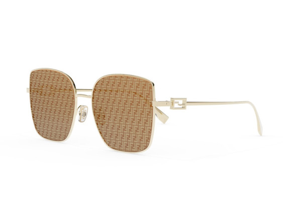 Fendi FE40013U 10L BAGUETTE Gold/Brown