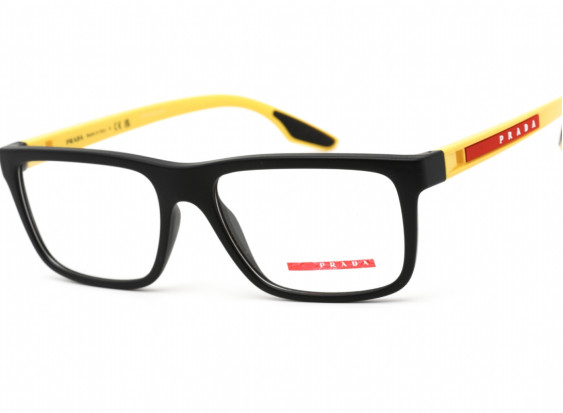 Prada Sport PS02OV 08W1O1 Black Rubber 55mm