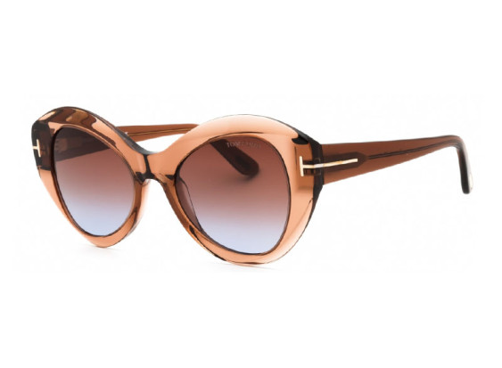 Tom Ford FT1084 48F Transparent Dark Brown/Brown Gradient