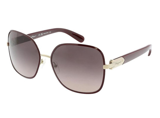 Salvatore Ferragamo SF150S 728 Light Shiny Gold/Bordeaux/Bordeaux Gradient