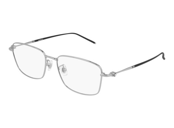 Montblanc MB0140OK 003 Silver/Black 56mm