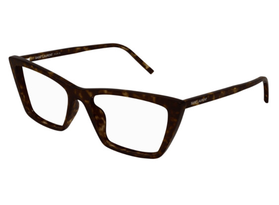 Saint Laurent SL737 MICA THIN OPT 002 Havana/Clear Anti-Reflective 54mm