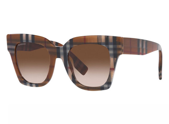 Burberry BE4364 396713 Check Brown/Brown Gradient