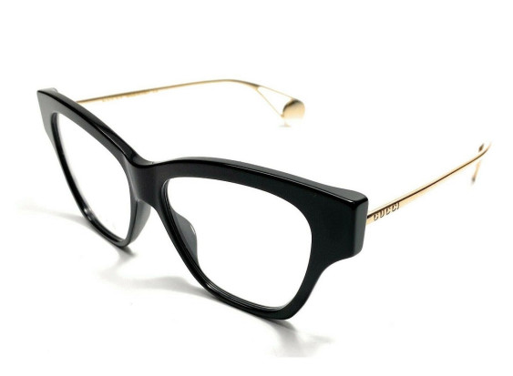 Gucci GG0438O 001 Black Gold