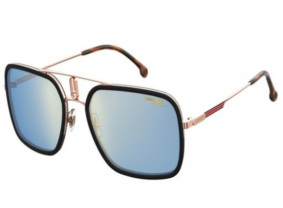 Carrera 1027/S 26S2Y Black Gold Copper / Blue Mirror