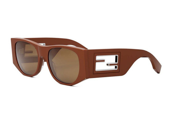 Fendi FE40109I 50E BAGUETTE Brown/Brown
