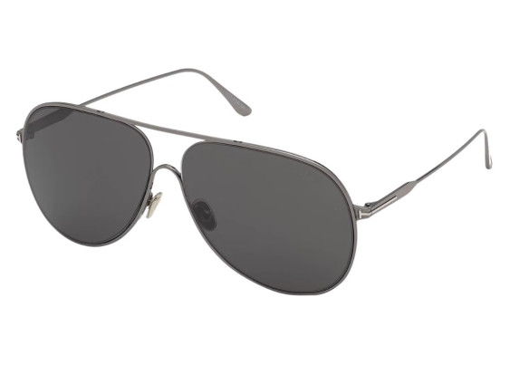 Tom Ford FT0824 12C Ruthenium/Smoke Mirror