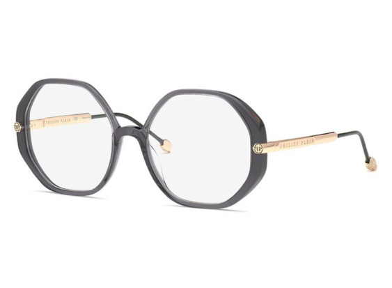 Philipp Plein VPP053S 0705 Shiny Transparent Dark Grey 56mm