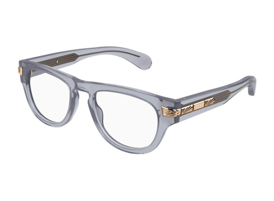 Gucci GG1519O 003 Shiny Transparent Grey 51mm