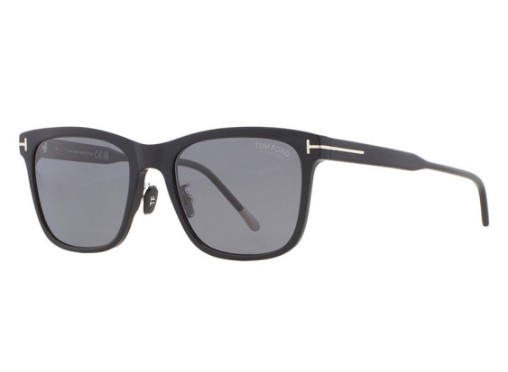 Tom Ford FT0955-D 01D Shiny Black/Smoke Polarized