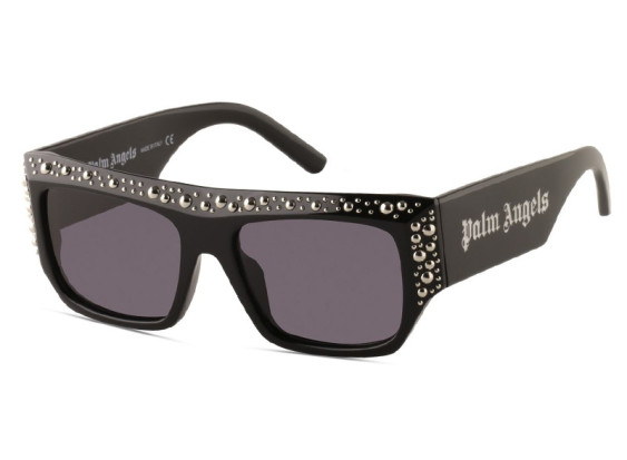 Palm Angels PERI008 CASABLANCA 1007 Black with Silver Studs/Grey