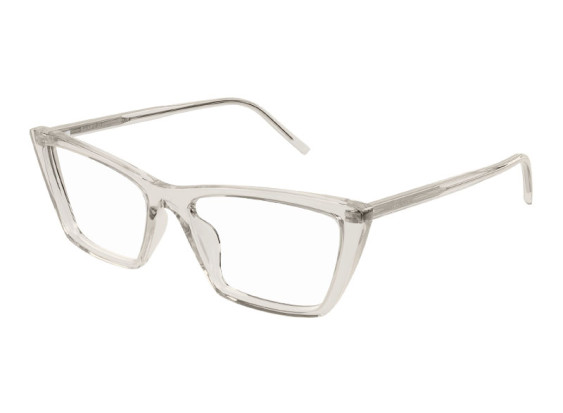 Saint Laurent SL737 MICA THIN OPT 004 Transparent Beige/Transparent AR 54mm