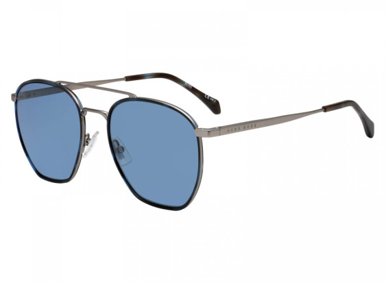 Hugo Boss 1090/S R81KU Matte Ruthenium/Blue