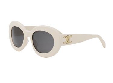 Celine CL40312U TRIOMPHE 25A Shiny White/Grey