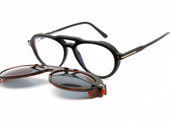 Tom Ford FT5760-B 001 Shiny Black 55mm