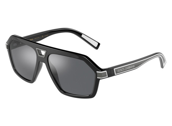 Dolce & Gabbana DG6176 501/81 Black/Dark Grey Polar