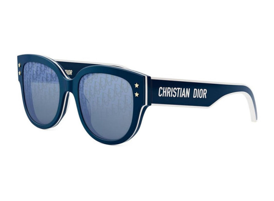 Dior DIORPACIFIC B2I 30B8 Blue/Blue with Dior Logo Pattern Mirror