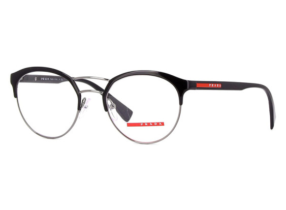 Prada Sport PS52HV 7AX1O1 Black 52mm