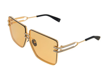 Balmain GENDARME BPS-109A Gold/Black Rhodium/Black/Amber AR