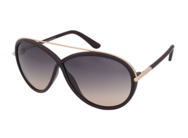 Tom Ford FT0454 81Z Dark Violet/Gold/Purple Gradient