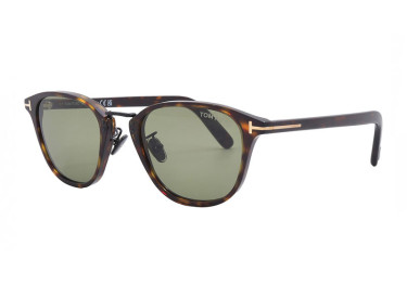 Tom Ford FT1049-D 52N Dark Havana/Green
