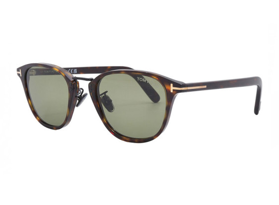 Tom Ford FT1049-D 52N Dark Havana/Green