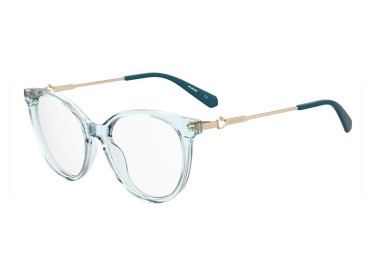 Moschino Love MOL618/TN 0MVU 00 Transparent Azure Blue 51mm