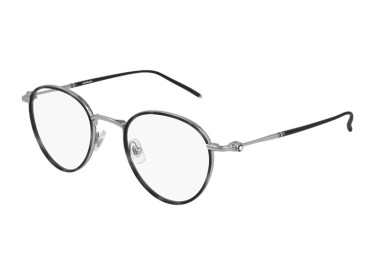 Montblanc MB0162O 002 Grey/Silver 48mm