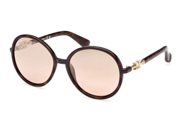 Max Mara MM0065 52G Dark Havana/Brown Mirror