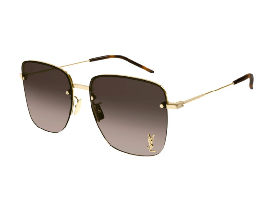 Saint Laurent SL312M 008 Gold/Brown Gradient
