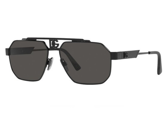 Dolce & Gabbana DG2294 01/87 Black/Dark Grey