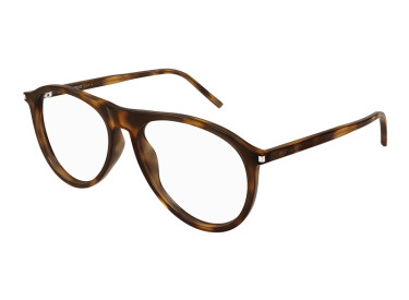 Saint Laurent SL667OPT 002 Medium Havana/Transparent AR