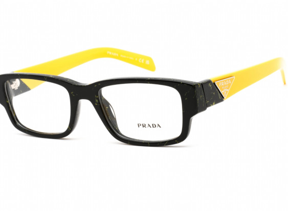 Prada PR07ZV 19D1O1 Black/Yellow Marble 53mm