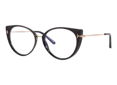 Tom Ford FT5815-B 001 Shiny Black/Blue-light Protection 54mm