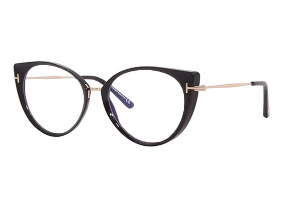 Tom Ford FT5815-B 001 Shiny Black/Blue-light Protection 54mm