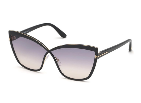 Tom Ford FT0715 01C Shiny Black/Smoke Mirror