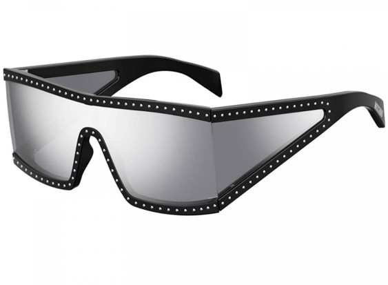 Moschino MOS004/S BSCDC Black Silver/Silver Mirror