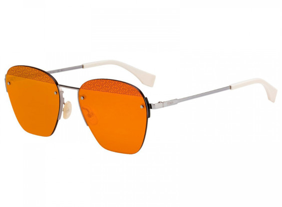 Fendi FFM0057/S C9AUW Palladium/Orange