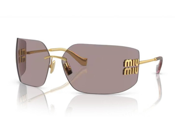 Miu Miu MU54YS 5AK06I Gold/Light Purple Brown