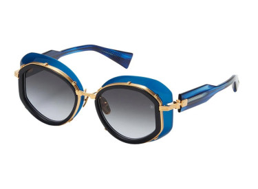 Balmain BRIGITTE BPS-129B Dark Blue Crystal/Gold/Dark Grey Gradient AR