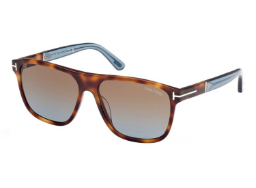 Tom Ford FT1081 53F Blonde Havana/Brown Gradient