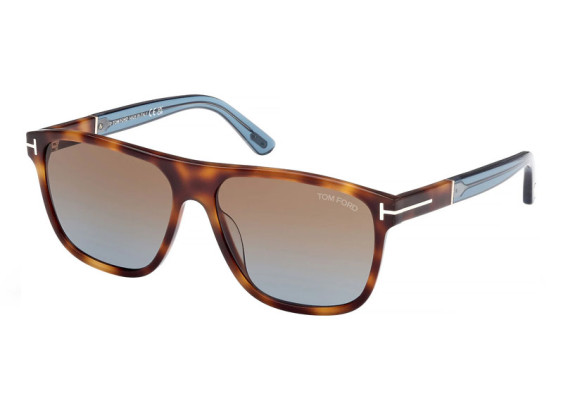 Tom Ford FT1081 53F Blonde Havana/Brown Gradient
