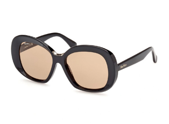 Max Mara MM0087 01E Shiny Black/Brown