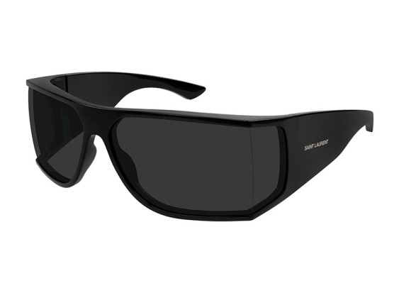 Saint Laurent SL806 001 Shiny Black/Solid Black