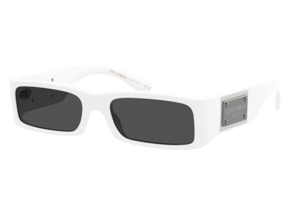 Dolce & Gabbana DG4444 331287 White/Dark Grey